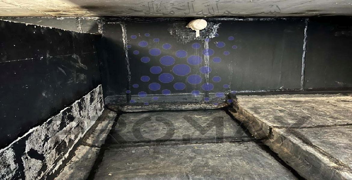 Dolphin Radiators Sceptic Tank - metal roof waterproofing project by Promax in Dubai, UAE